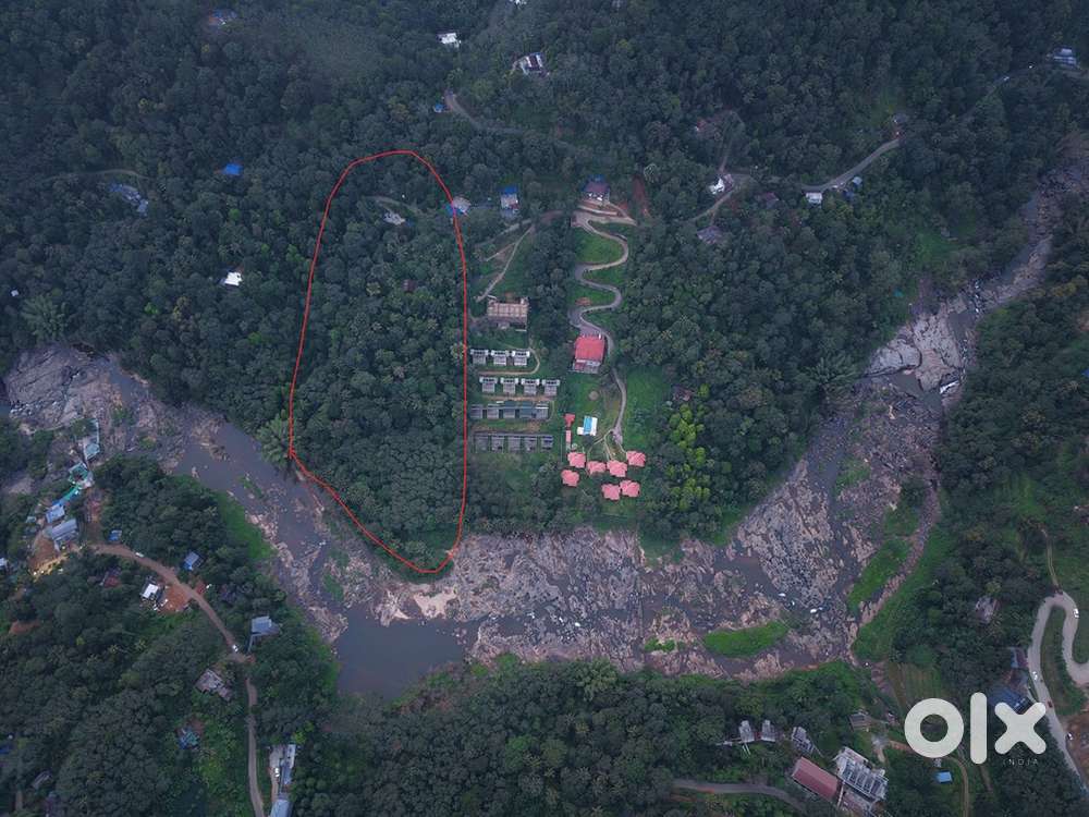 Munnar 3.75 acer river side land for sale