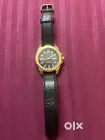 Timex analog watch golden dial