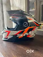 SMK Titan Slick with BT-12 bluetooth device installed fits L and XL