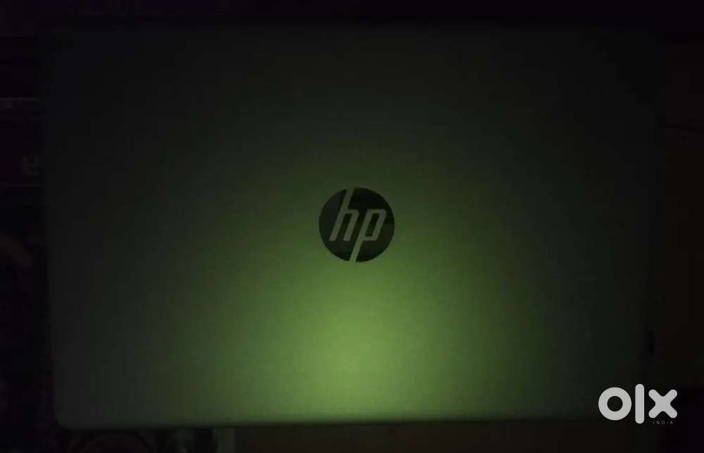 Hp laptop silver scrach less