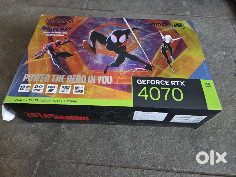 Nvidia GeForce RTX 4070 Graphics Card (Spiderman Collectors Edition)