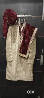 Manyavar Shervani Complete Set
