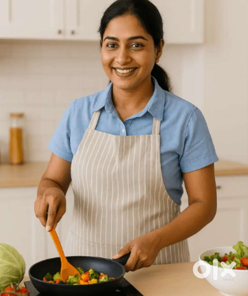 घर के लिए फुल टाइम मेड एंड कुक चाहिए