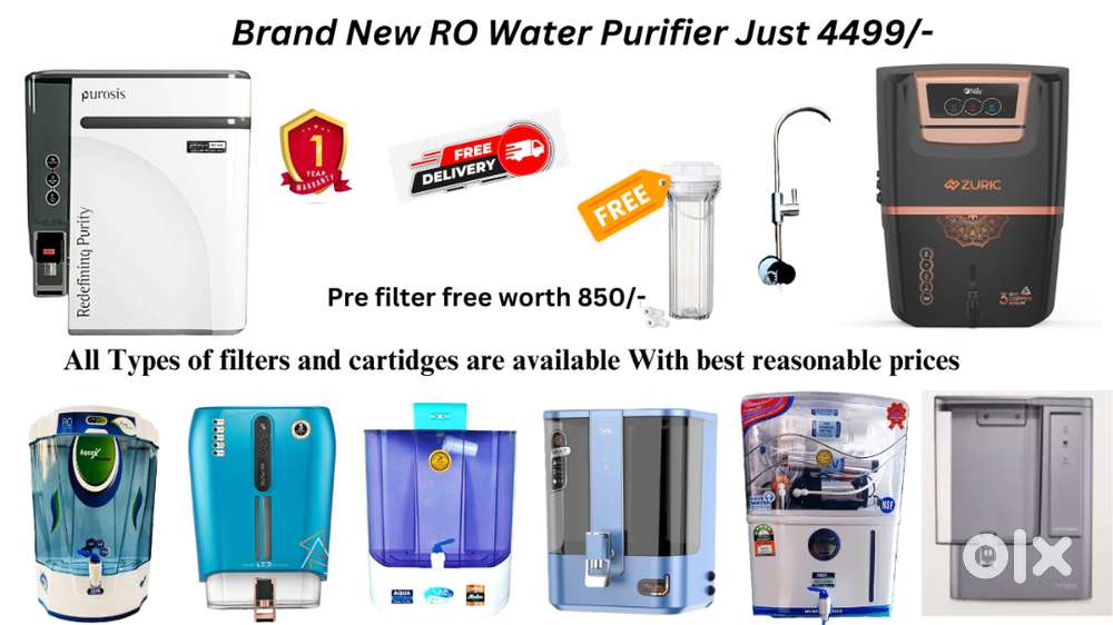 Brand New RO Water Purifier Starts from just 4499/-