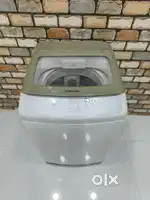 Samsung 6kg diamond drum green and white colour top load machinenn