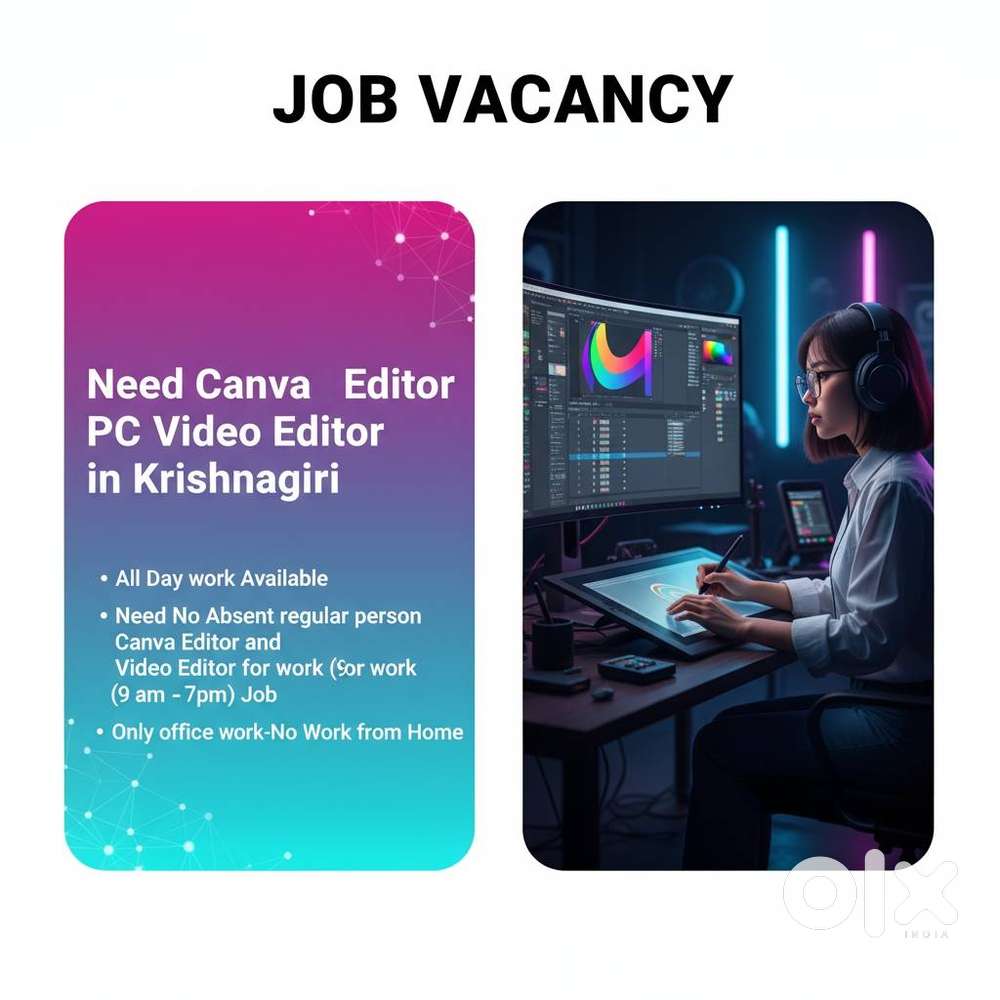 wanted canva editor in krishnagiri