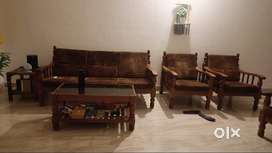 3 seater +4 single seater Teak sofa set for sale!