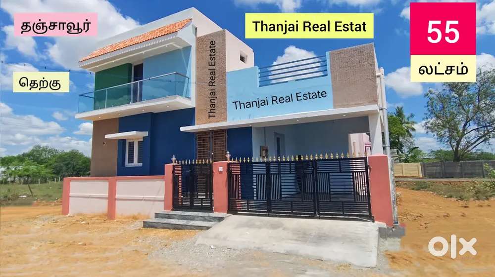 High Roof Duplex 2 bedroom full Furnished new house sal in Thanjavur