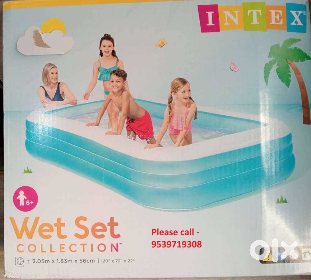 Intex Swimming Pool Set with Electric Air Fill for sale - Rs. 7,900/-