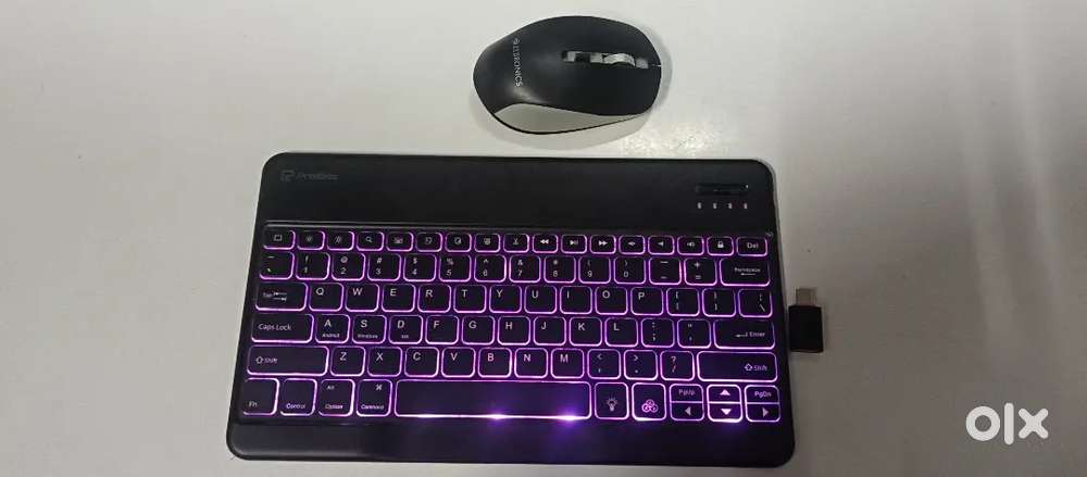 Wireless keyboard and mouse light keyboard plus otg free