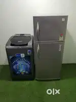 #0811 Godrej 250ltrs grey , Whirlpool 7.2kg w/m wit 1 yr warranty