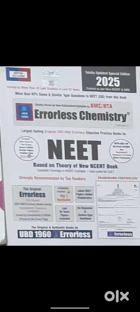 Errorless chemistry,volume 1 and volume 2