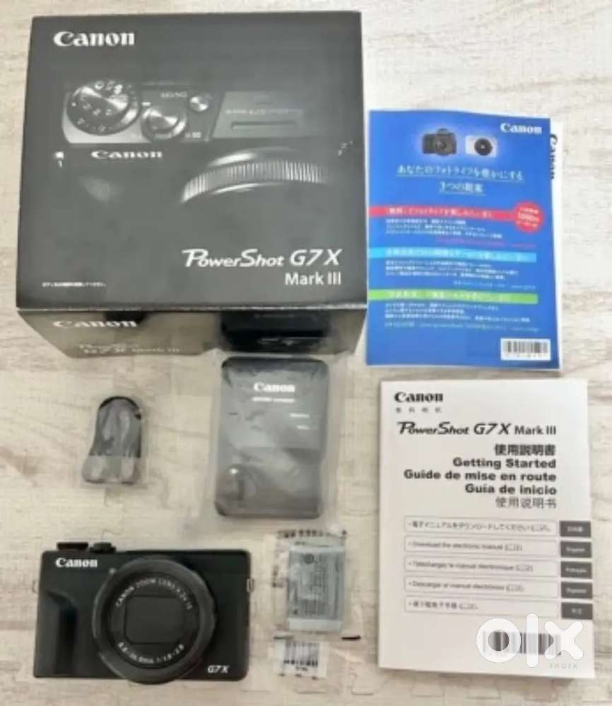 Used Item Canon PowerShot G7 X Mark III 20.1MP Digital Camera.