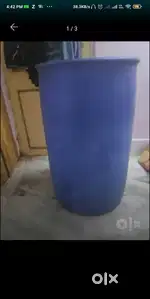 Water storage drum and kitchen steel rack