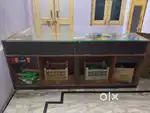 A counter of wood