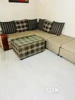 L shape Sofa set with Tea Table on sale