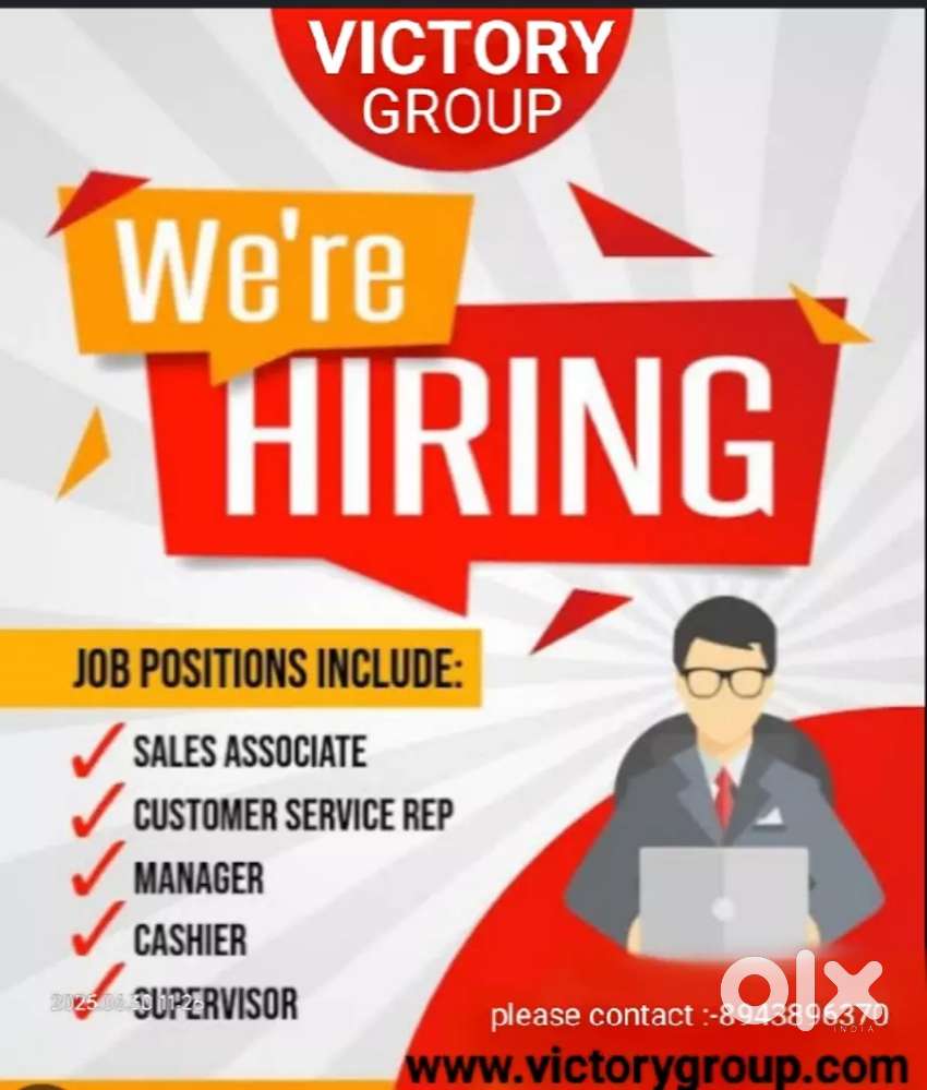 VICTORY GROUP WILL GIVE YOU BEST OPPORTUNITY FOR NEW FRESHERS