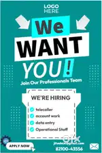 Urgent Need Tele Calling Cum Computer Operator