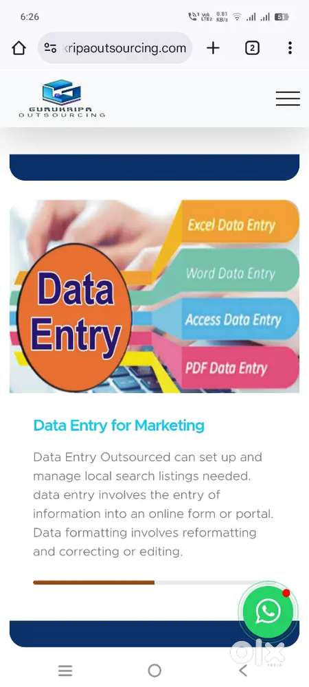 work from home data entry work