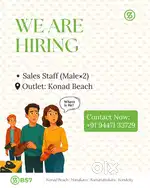 Retails shop full time sale staff