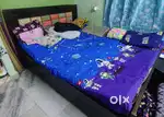 King size bed with storage for sale