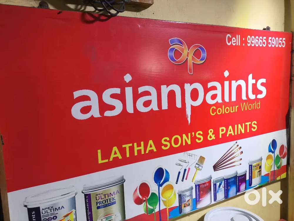 Asian paints shop for sale with advance