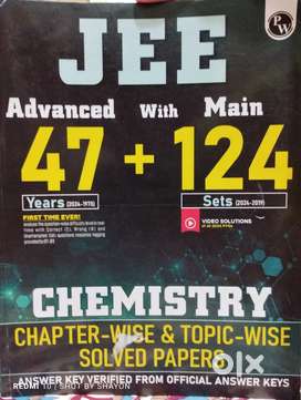 JEE Adv & Mains 47+124 PYQs Topicwise Solved Papers Physics, Chemistry