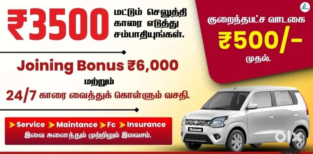 Uber car driver job
