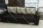 SC Furniture Brown Sofacumbed With Storage