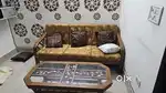 Sofa of pure sheesham wood 3+1+1 with center table