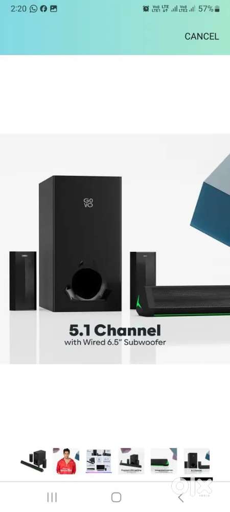 Govo 5.1 surround soundbar.