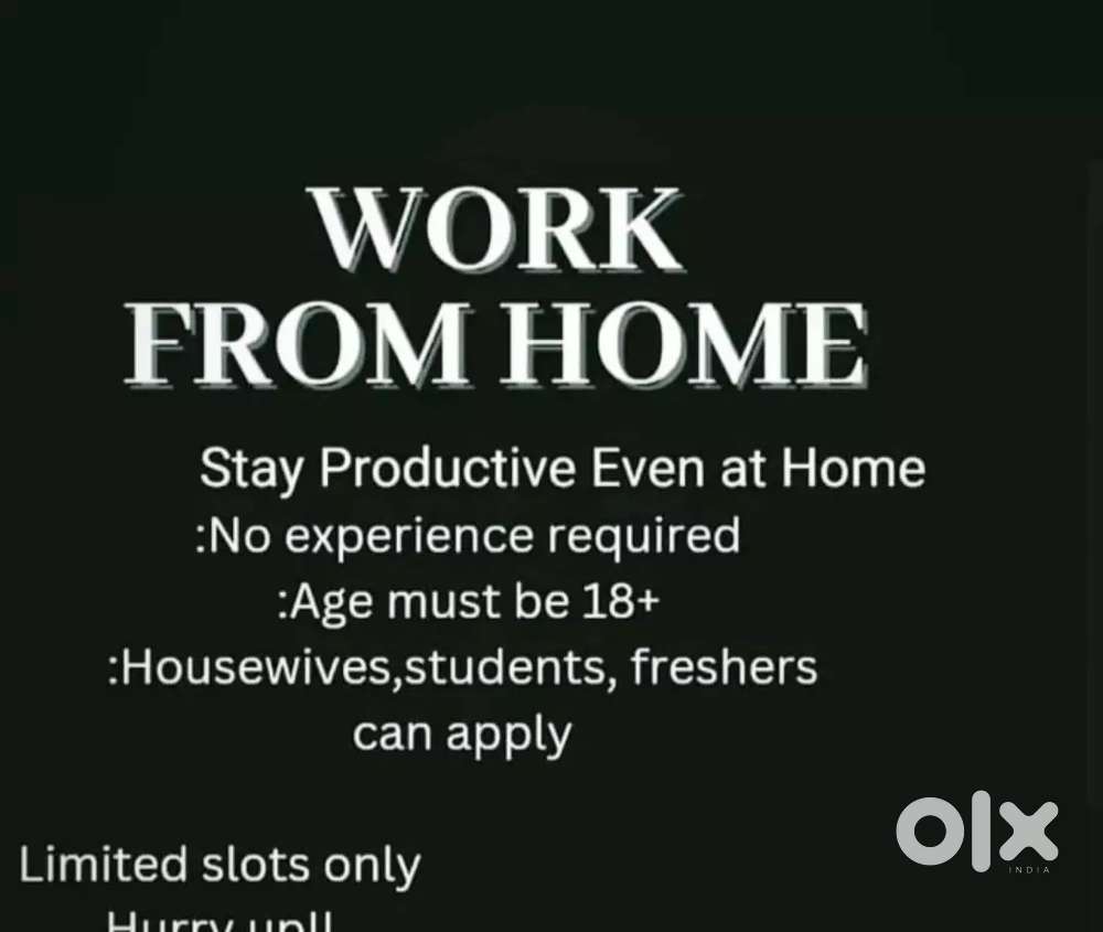 Work from home opportunity
