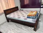 Queen size Cot & Mattress