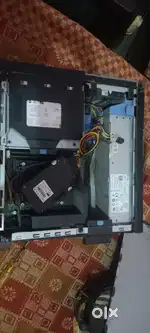 Dell and monitor and CPU with mouse , keyboard, SSD card , blootooth