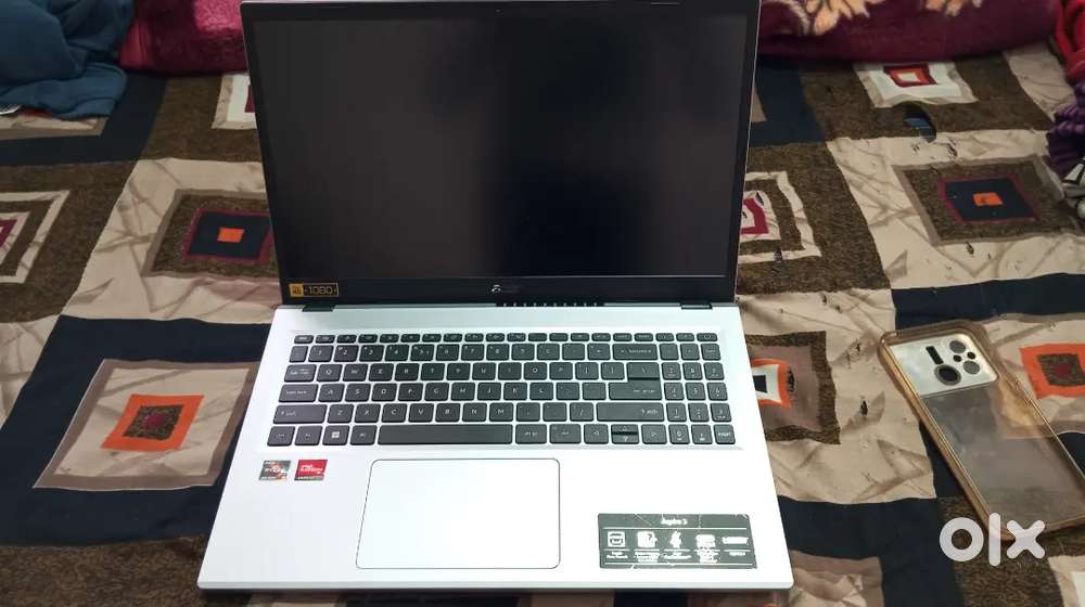 ACER LAPTOP  , 8GB RAM , 256GB SSD , MS OFFICE , ONLY 168 HOUR USED