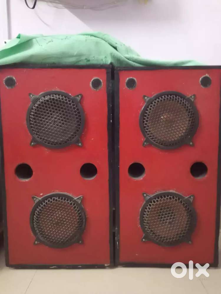 Dual 8inch powerful home sound setup for outdoor and indoor