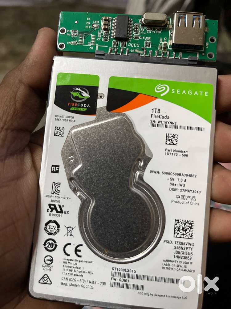 1TB segate Hard Disk