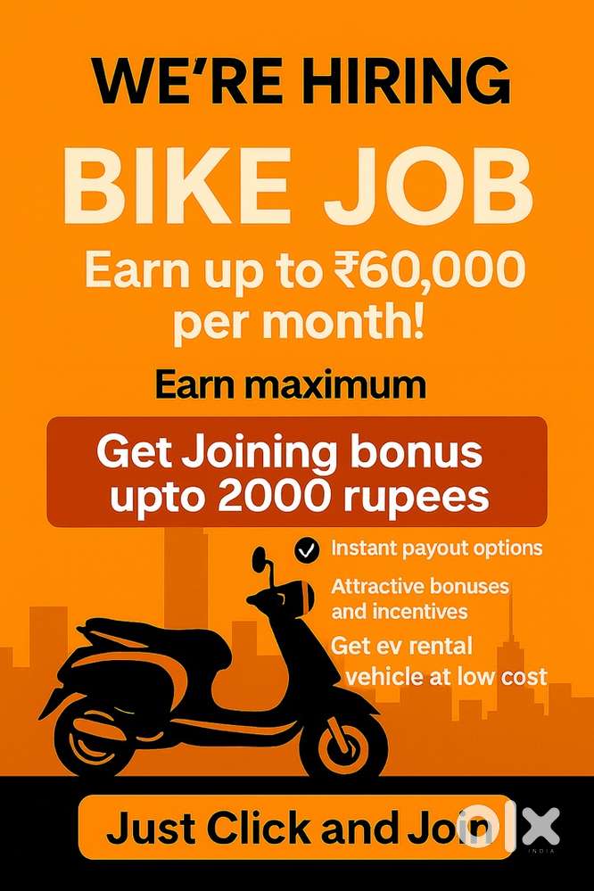 Bike job high earnings daily