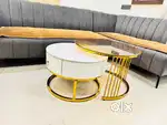 Two piece center table