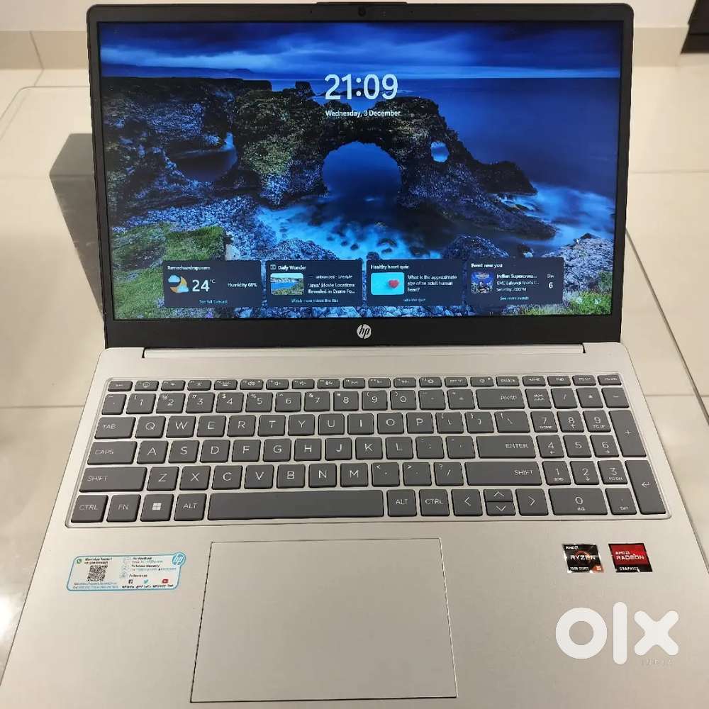 HP laptop AMD Ryzen 5