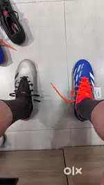 Adidas Football Studs silver colour