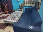 3 seater Sofa with Sofa-Table for sell, less than 1 year old