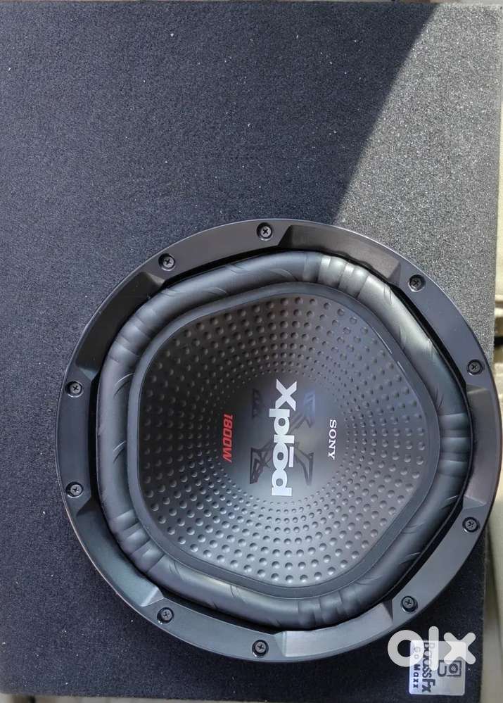 Sony 12 Inch Subwoofer with Box + 500W 2 Channel Amplifier for Sale