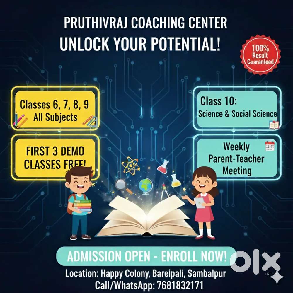 Personal tution also avilable ,admission open