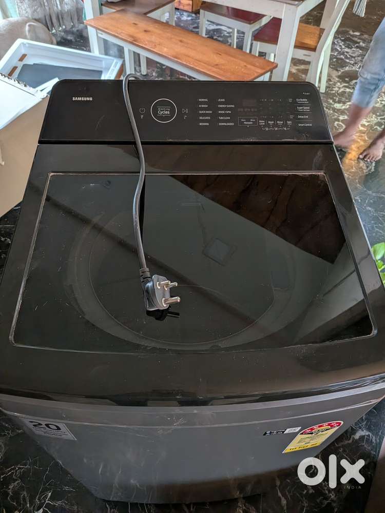 Newly purchased washing machine,10 kg capacity, top load,Samsung