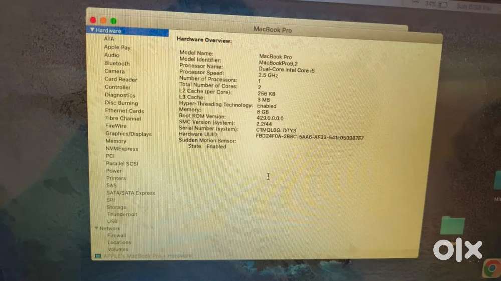 MacBook pro 2012