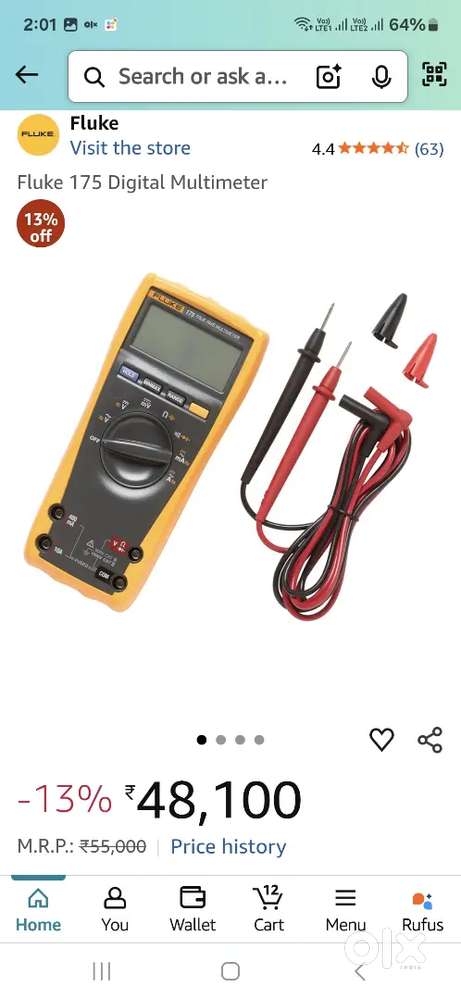 Fluke meters combind pack