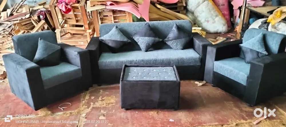 SMALL PILLOWS 5 SEATER SOFA AFFORDABLE PRICES ONLY N.Z FURNITURE