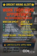 Urgent required male and female