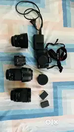 Gently Used 1-Yr-Old Camera+Lenses(4 Lens) Bundle! Perfect Condition